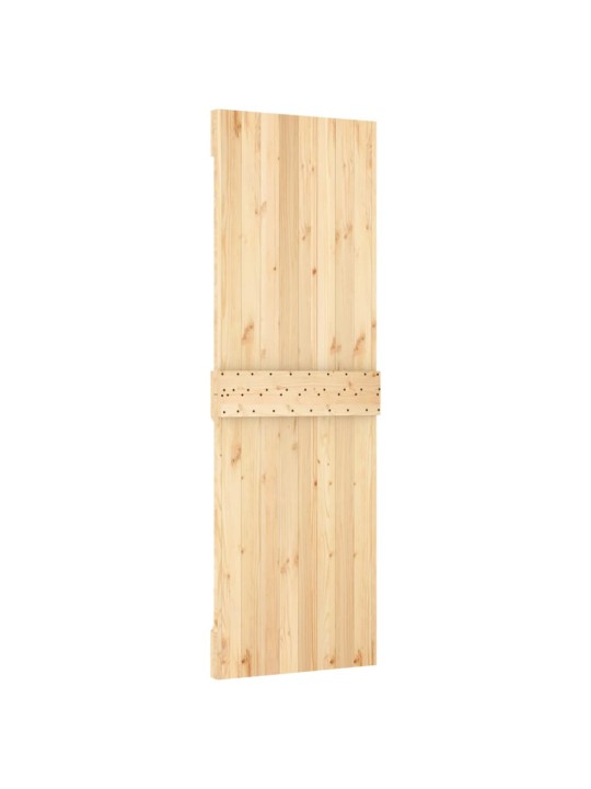 Liukuovi asennustarvikkeineen 70x210 cm täysi mänty