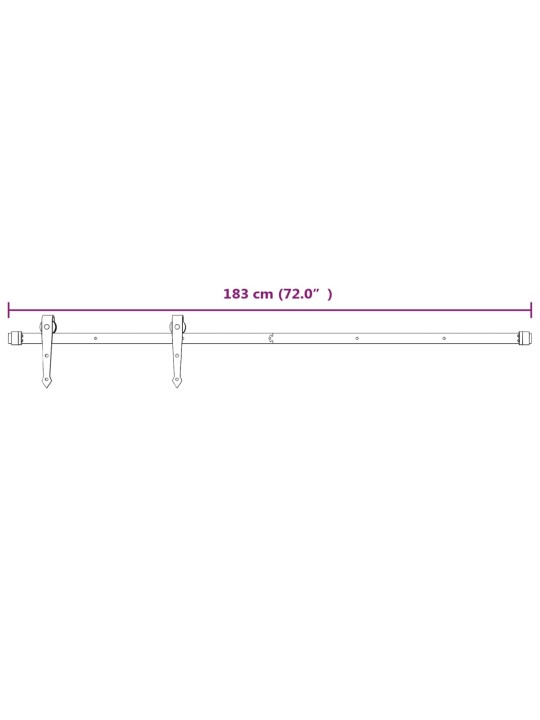 Liukuovi asennustarvikkeineen 80x210 cm täysi mänty