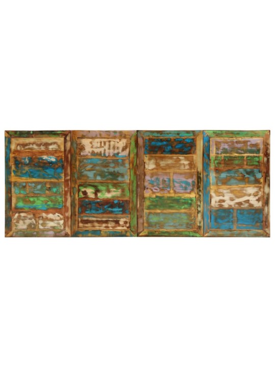 Ruokapöytä 220x90x77 cm kierrätetty täyspuu