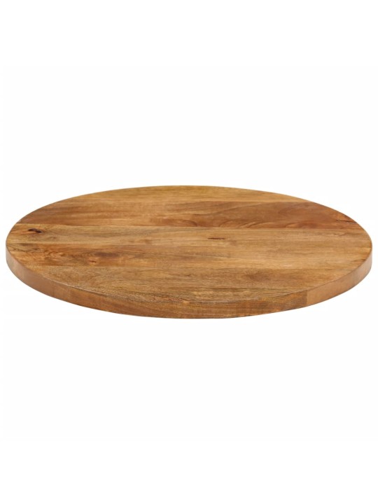 Pöytälevy ø 40x2,5 cm pyöreä täysi mangopuu