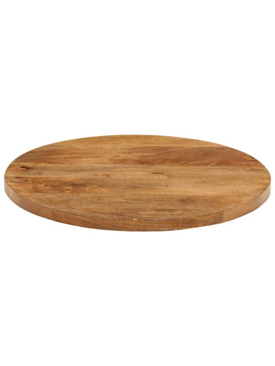 Pöytälevy ø 50x2,5 cm pyöreä täysi mangopuu
