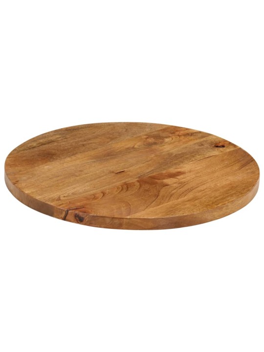 Pöytälevy ø 60x2,5 cm pyöreä täysi mangopuu