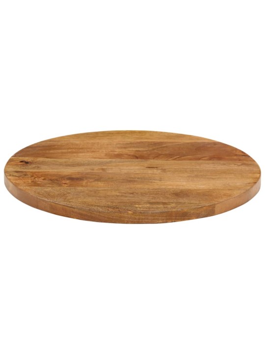 Pöytälevy ø 60x2,5 cm pyöreä täysi mangopuu