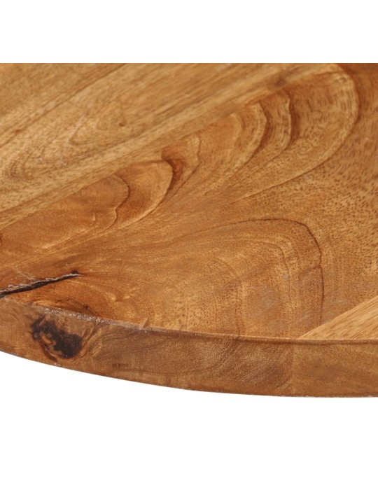 Pöytälevy ø 60x2,5 cm pyöreä täysi mangopuu