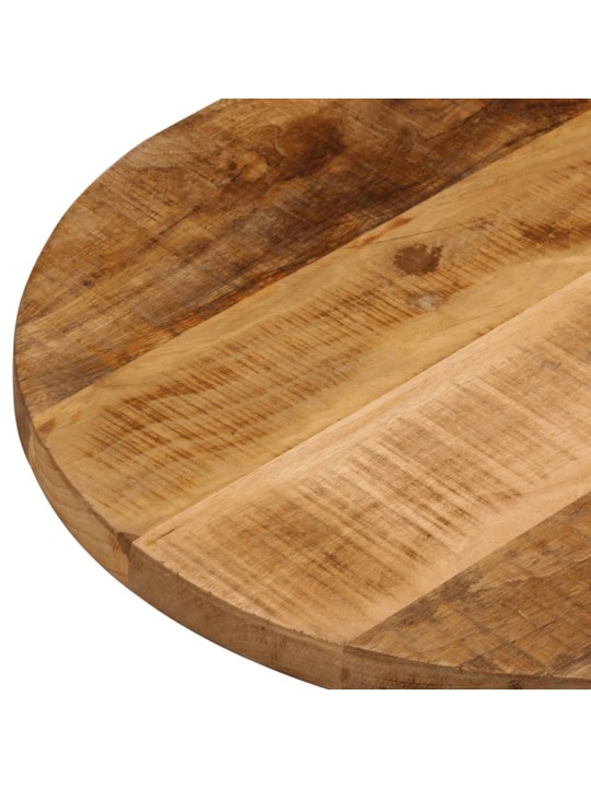 Pöytälevy 140x60x3,8 cm ovaali täysi karkea mangopuu