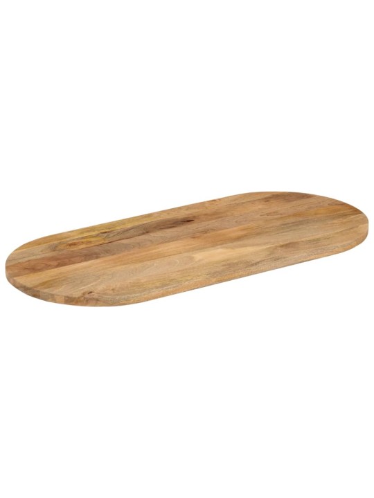 Pöytälevy 110x50x2,5 cm ovaali täysi mangopuu