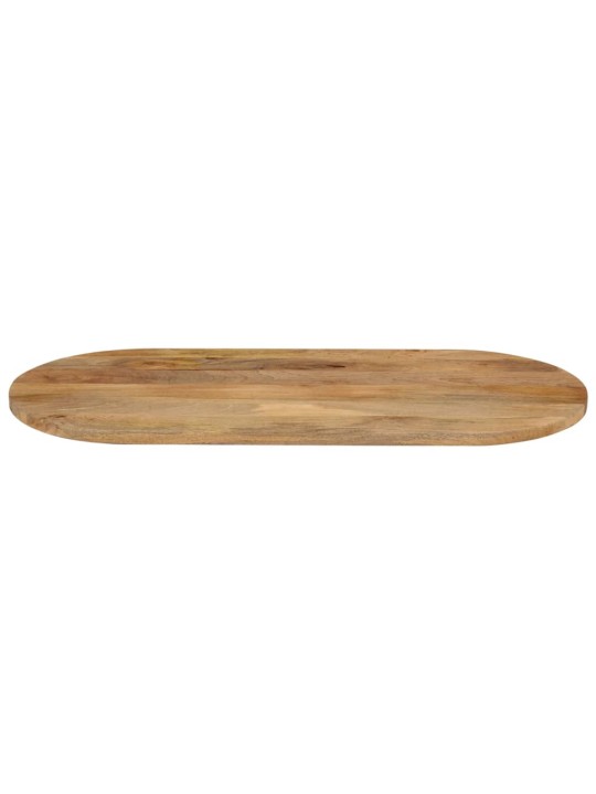 Pöytälevy 110x50x2,5 cm ovaali täysi mangopuu