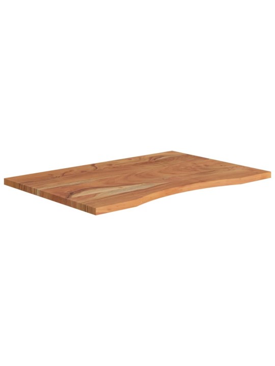 Pöytälevy 100x60x2,5 cm suorakaide täysi akasiapuu