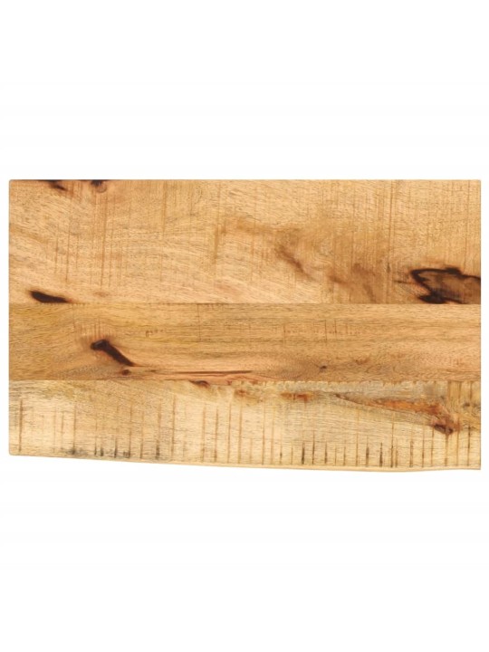Pöytälevy 50x20x2,5 cm elävä reuna karkea täysi mangopuu