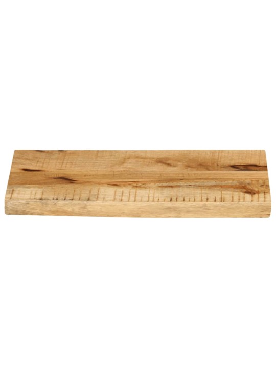 Pöytälevy 50x20x2,5 cm elävä reuna karkea täysi mangopuu