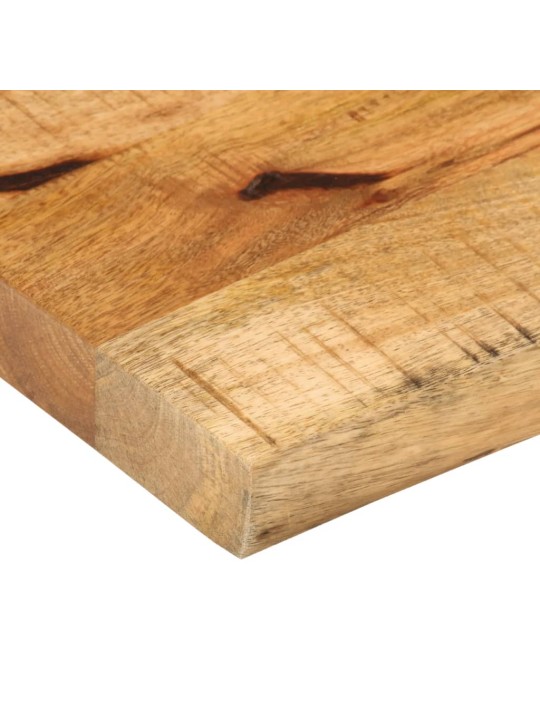 Pöytälevy 50x20x2,5 cm elävä reuna karkea täysi mangopuu