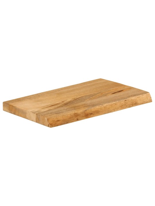 Pöytälevy elävä reuna 60x40x2,5 cm täysi mangopuu