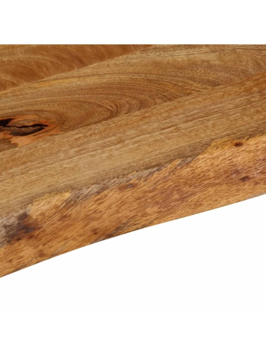 Pöytälevy elävä reuna 60x40x2,5 cm täysi mangopuu