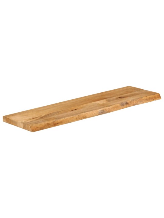 Pöytälevy elävä reuna 100x40x2,5 cm täysi mangopuu