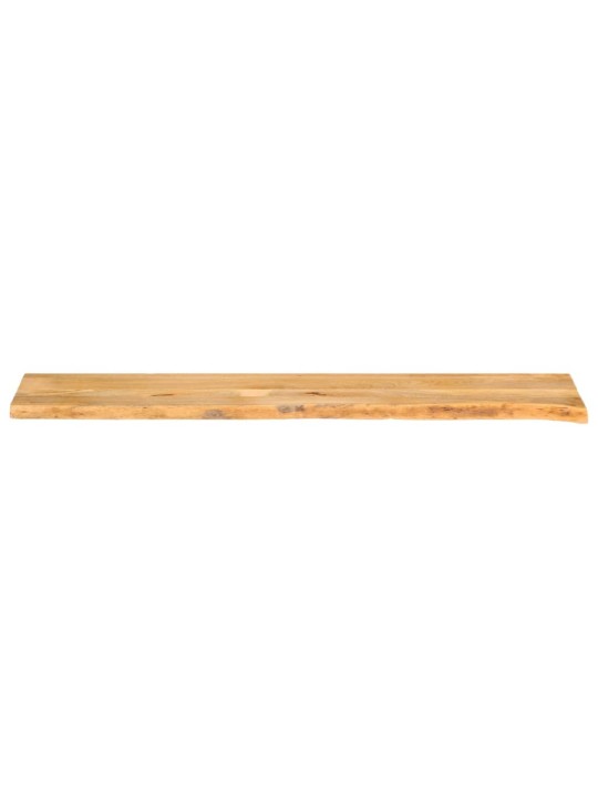 Pöytälevy elävä reuna 140x40x2,5 cm täysi mangopuu