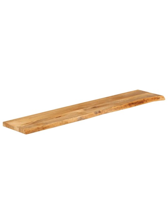 Pöytälevy elävä reuna 160x40x2,5 cm täysi mangopuu