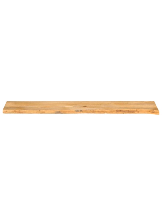 Pöytälevy elävä reuna 160x40x2,5 cm täysi mangopuu