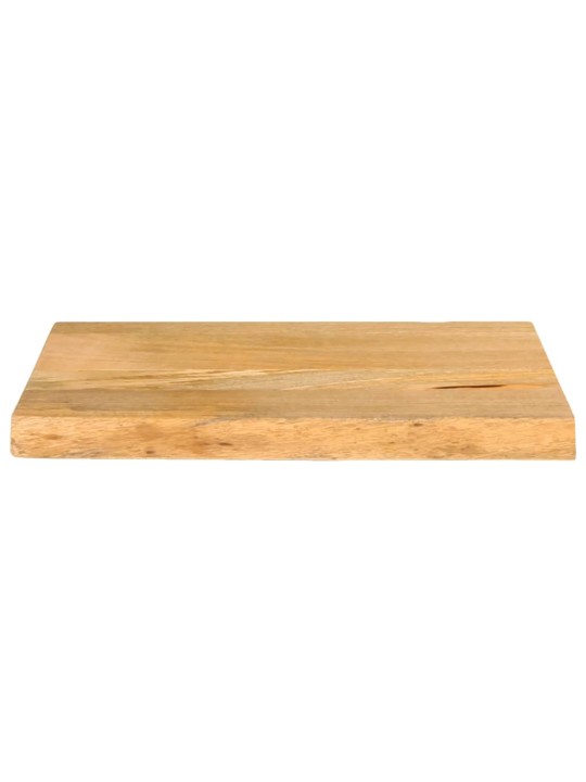 Pöytälevy elävä reuna 60x20x3,8 cm täysi mangopuu