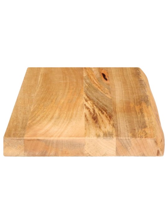 Pöytälevy elävä reuna 60x20x3,8 cm täysi mangopuu