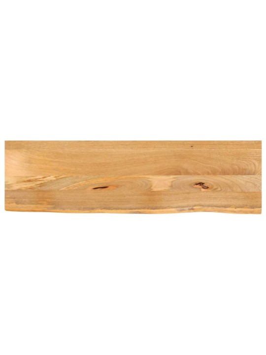Pöytälevy elävä reuna 100x20x3,8 cm täysi mangopuu