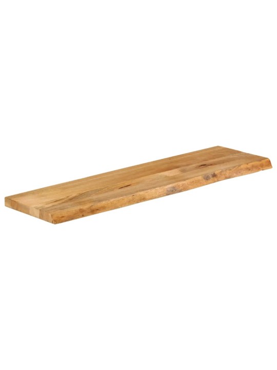 Pöytälevy elävä reuna 100x20x3,8 cm täysi mangopuu
