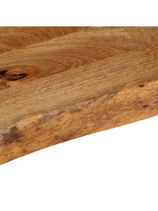 Pöytälevy elävä reuna 100x20x3,8 cm täysi mangopuu