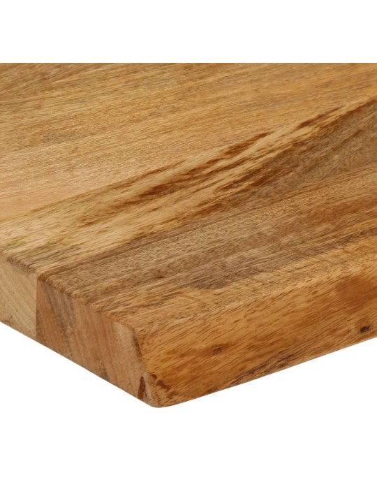 Pöytälevy elävä reuna 100x20x3,8 cm täysi mangopuu