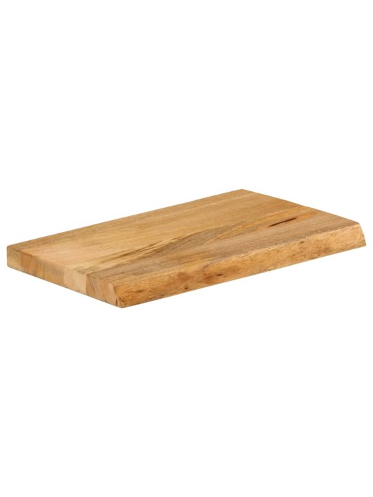 Pöytälevy elävä reuna 40x30x3,8 cm täysi mangopuu