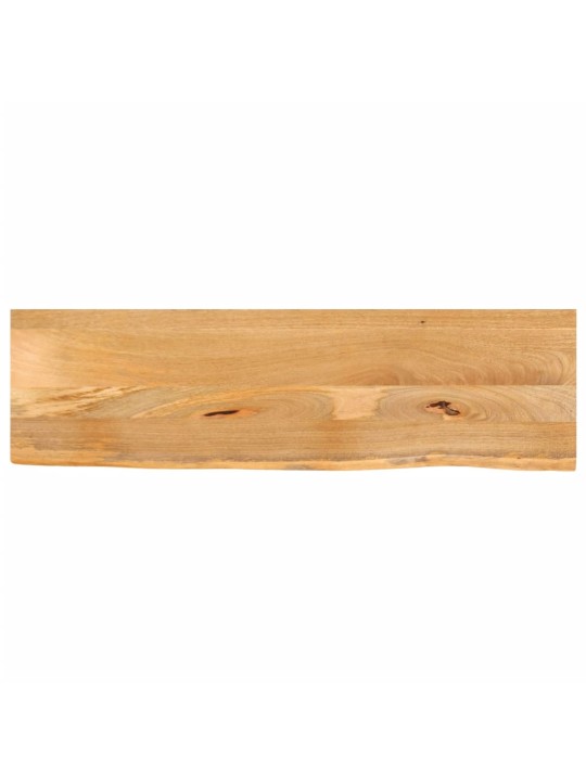 Pöytälevy elävä reuna 100x30x3,8 cm täysi mangopuu