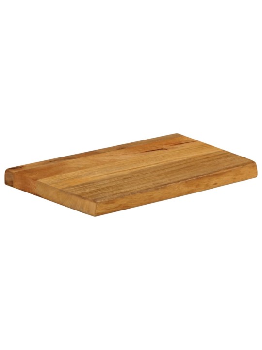 Pöytälevy elävä reuna 40x20x2,5 cm täysi mangopuu