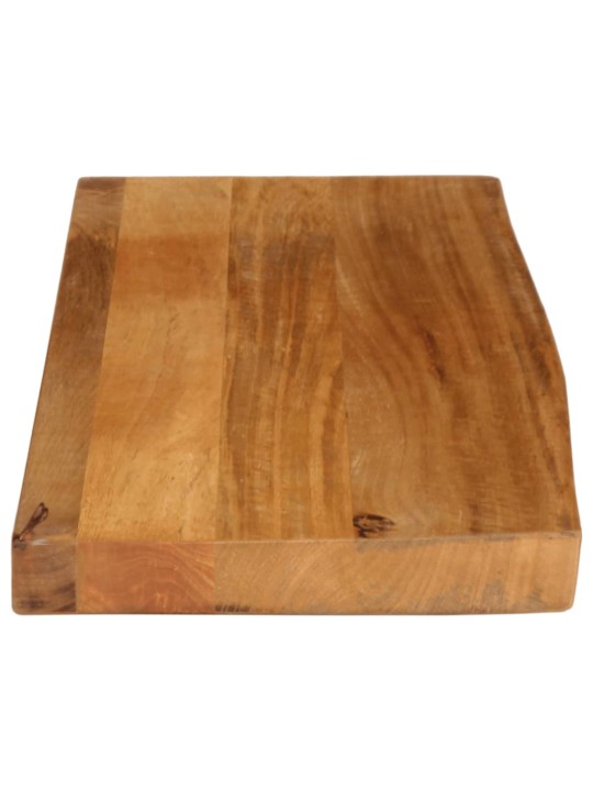Pöytälevy elävä reuna 70x30x2,5 cm täysi mangopuu