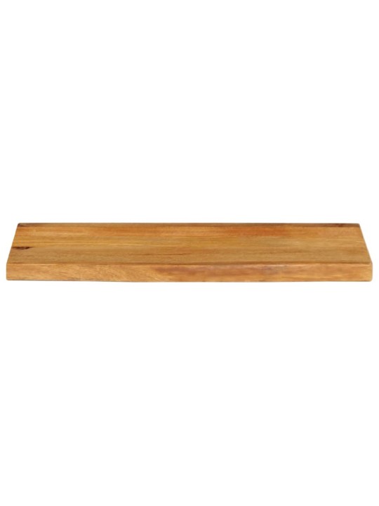 Pöytälevy elävä reuna 90x40x2,5 cm täysi mangopuu