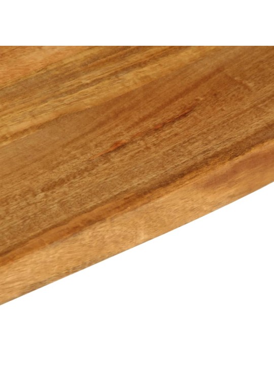 Pöytälevy elävä reuna 90x40x2,5 cm täysi mangopuu