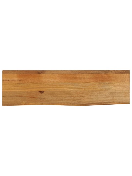 Pöytälevy elävä reuna 100x40x2,5 cm täysi mangopuu