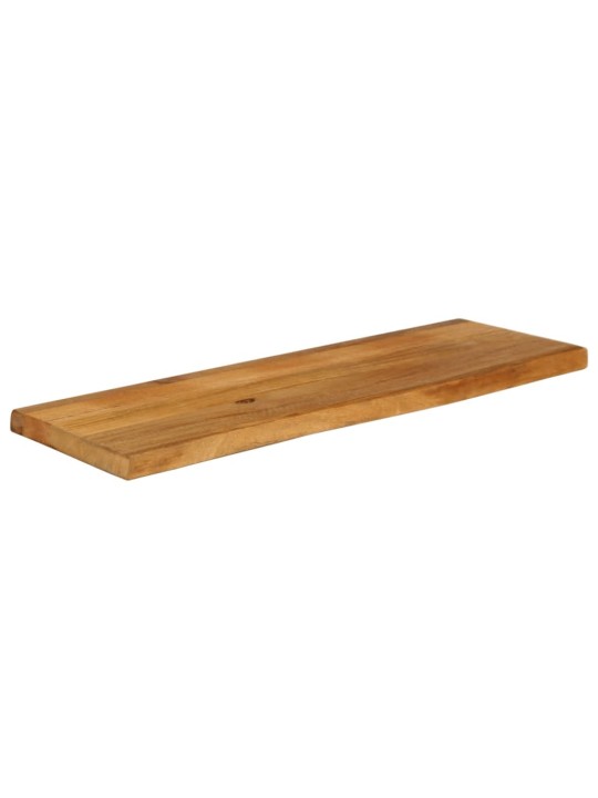 Pöytälevy elävä reuna 100x40x2,5 cm täysi mangopuu