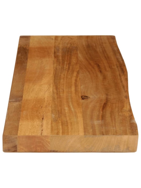 Pöytälevy elävä reuna 100x40x2,5 cm täysi mangopuu