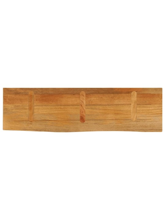 Pöytälevy elävä reuna 100x40x2,5 cm täysi mangopuu