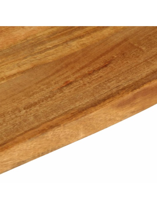 Pöytälevy elävä reuna 100x40x2,5 cm täysi mangopuu