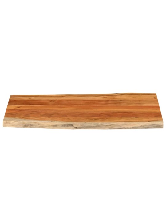 Pöytälevy 120x60x2,5 cm suorakaide täysi akasiapuu elävä reuna