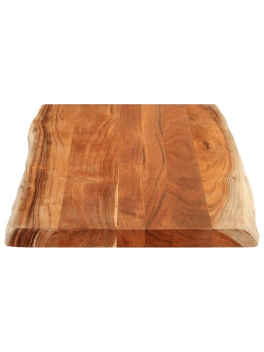 Pöytälevy 120x60x2,5 cm suorakaide täysi akasiapuu elävä reuna
