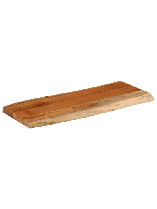 Pöytälevy 90x40x3,8 cm suorakaide täysi akasiapuu elävä reuna