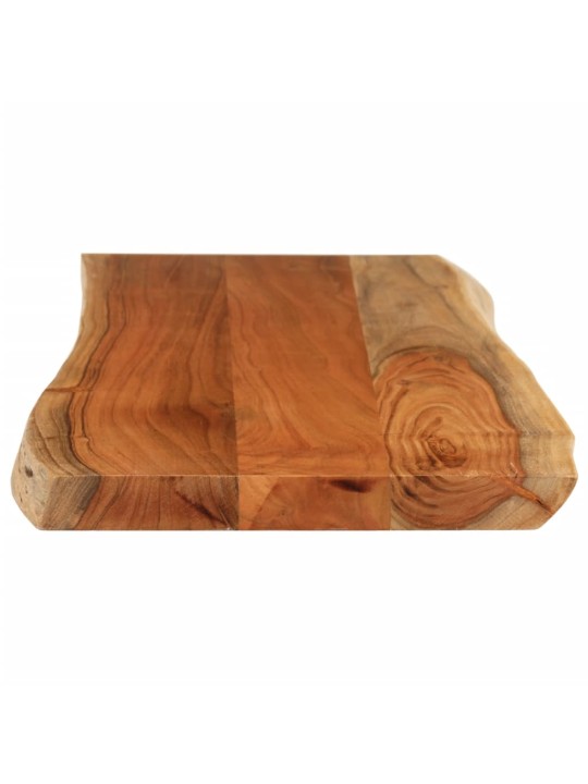 Pöytälevy 90x40x3,8 cm suorakaide täysi akasiapuu elävä reuna