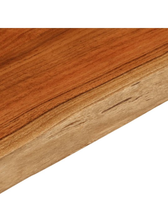 Pöytälevy 90x40x3,8 cm suorakaide täysi akasiapuu elävä reuna