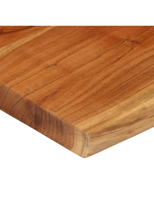 Pöytälevy 60x60x3,8 cm suorakaide täysi akasiapuu elävä reuna