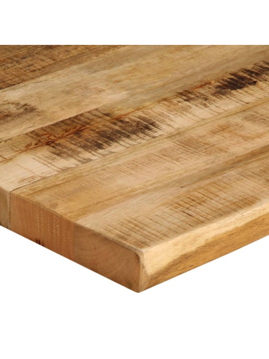 Pöytälevy elävä reuna 70x60x3,8 cm täysi karkea mangopuu