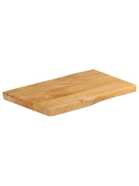 Pöytälevy 50x40x2,5 cm elävä reuna täysi mangopuu
