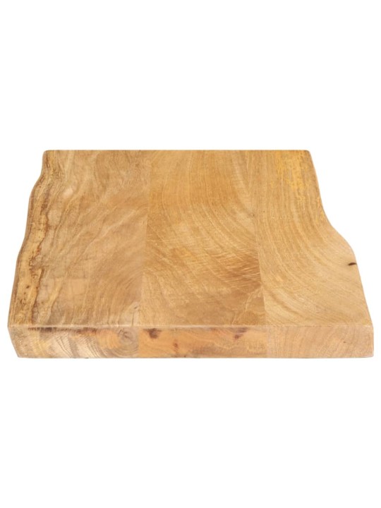 Pöytälevy 50x40x2,5 cm elävä reuna täysi mangopuu