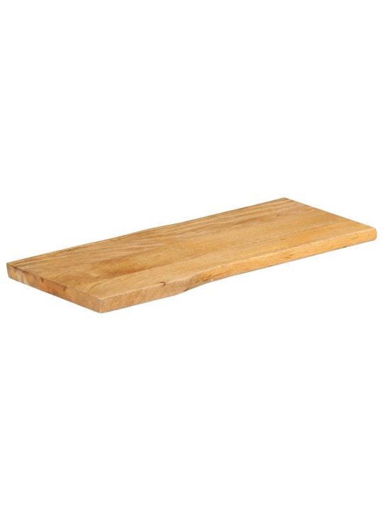 Pöytälevy 100x40x2,5 cm elävä reuna täysi mangopuu