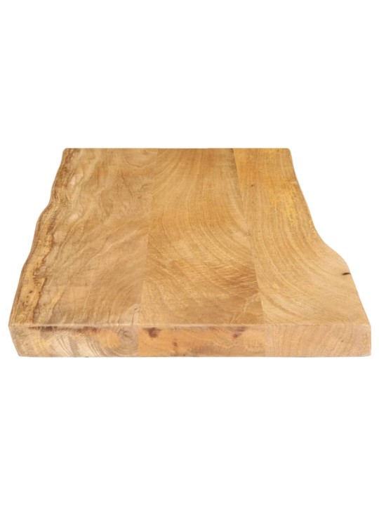 Pöytälevy 100x40x2,5 cm elävä reuna täysi mangopuu