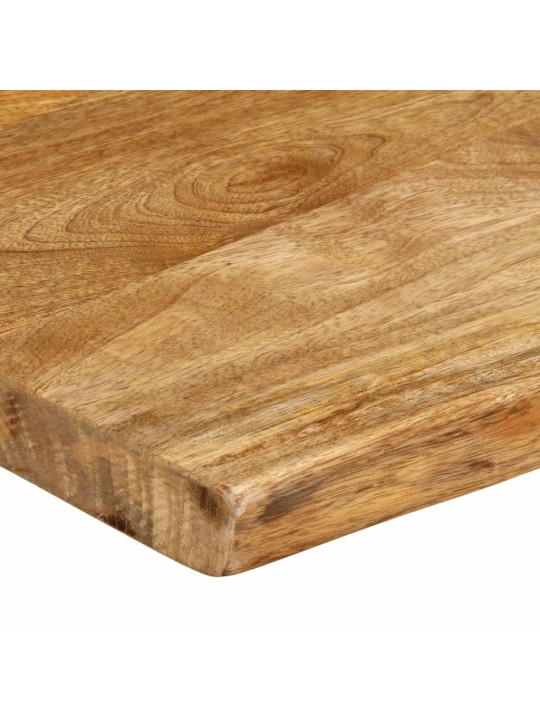 Pöytälevy 100x40x2,5 cm elävä reuna täysi mangopuu